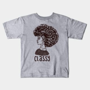 Classy Lady Kids T-Shirt